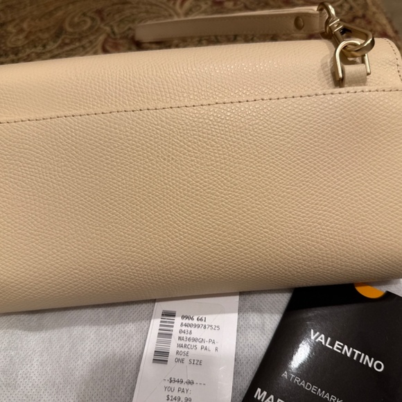 Valentino By Mario Valentino Cream Wallet - Picture 5 of 5